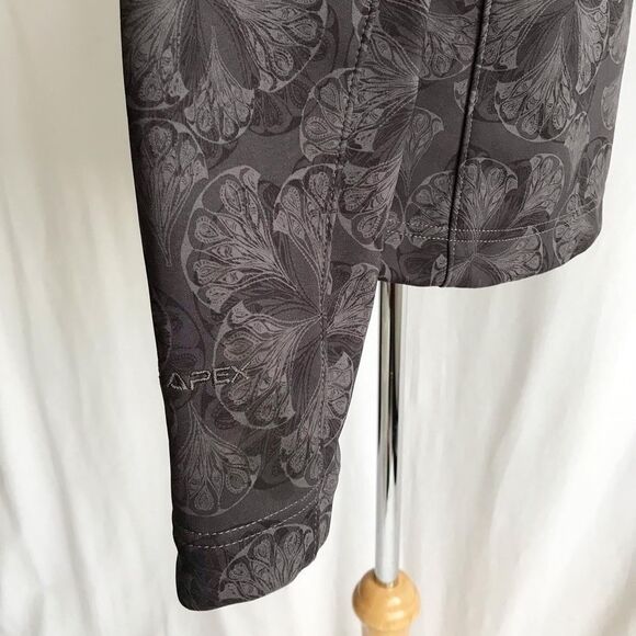 The North Face Apex gray print zip jacket size XS - Picture 6 of 9